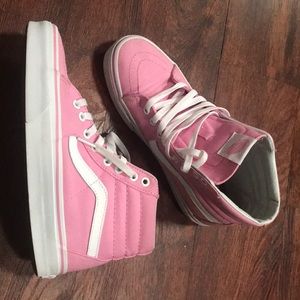 I am selling prism pink high top vans